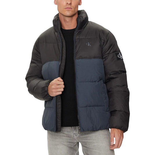 Calvin Klein Jeans Blue Recycled Polyamide Jackets & Coat