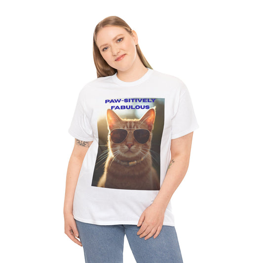 Paw-sitively Fabulous Cat Tee