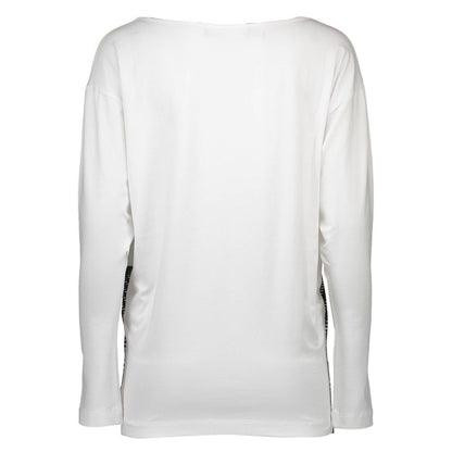 Love Moschino White Cotton Unisex T-Shirt
