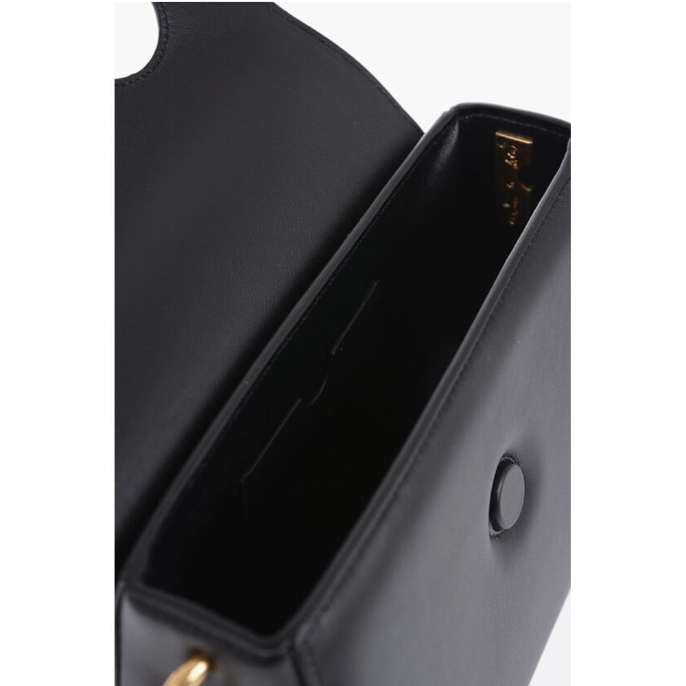 Off-White Black Cowhide Shoulder Bag