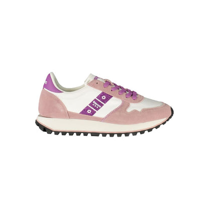 Blauer White Leather Women Sneaker