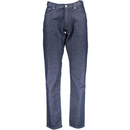 Jean Gant en coton bleu pour homme