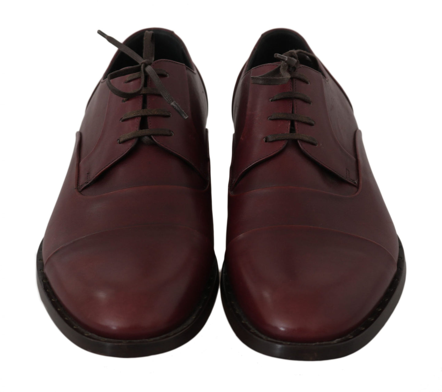 Dolce &amp; Gabbana chaussures habillées en cuir bordeaux