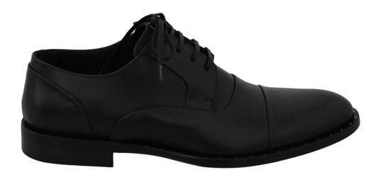 Dolce &amp; Gabbana chaussures habillées élégantes en cuir noir