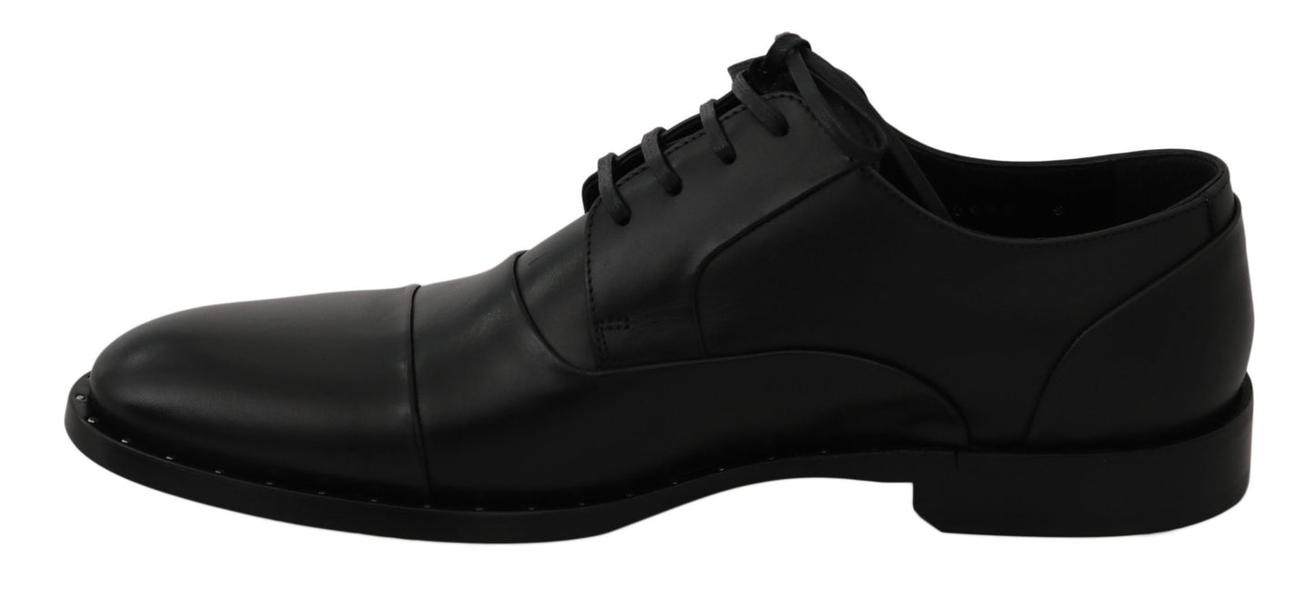 Dolce &amp; Gabbana chaussures habillées élégantes en cuir noir