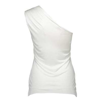 Love Moschino White Elastane Tops & T-Shirt