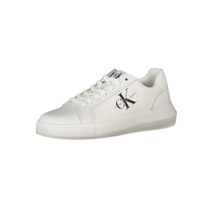 Calvin Klein White Polyester Sneaker