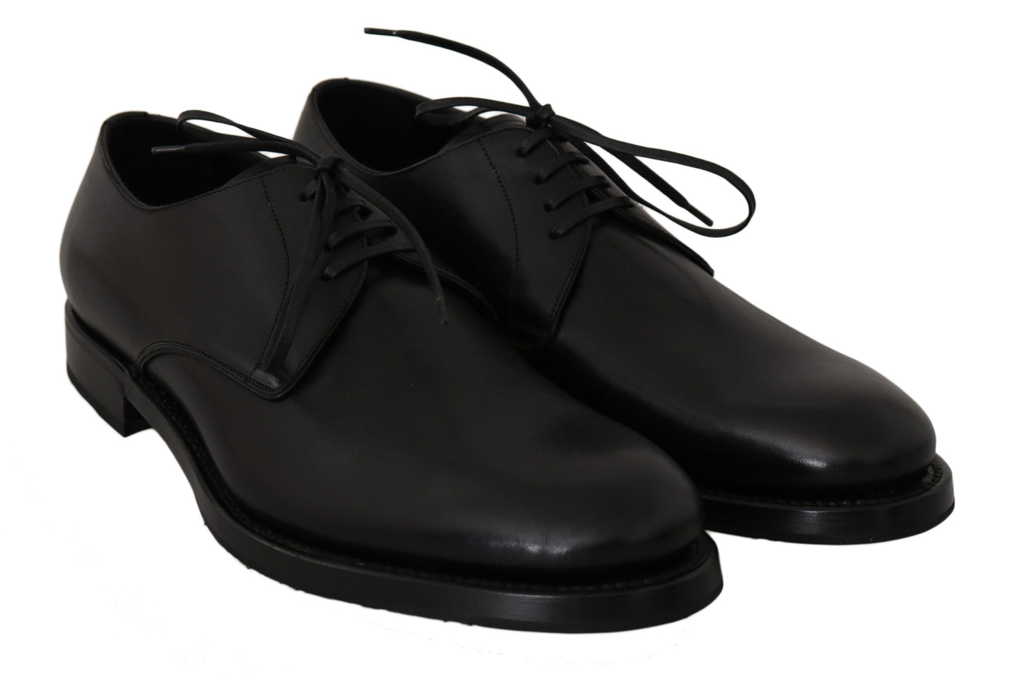 Dolce &amp; Gabbana chaussures habillées derby en cuir noir