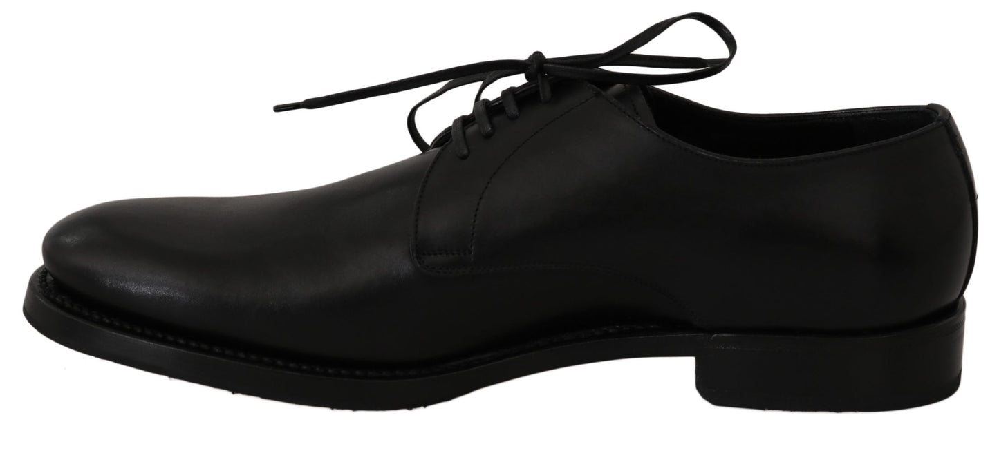 Dolce &amp; Gabbana chaussures habillées derby en cuir noir