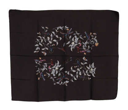 Dolce &amp; Gabbana - Foulard en soie - Marron luxueux