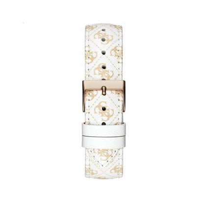 Guess White Leather Watch