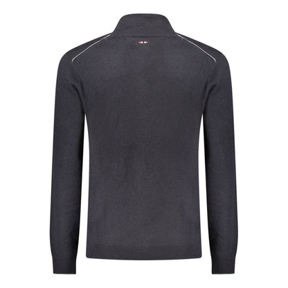 Napapijri Black Wool Men Sweater