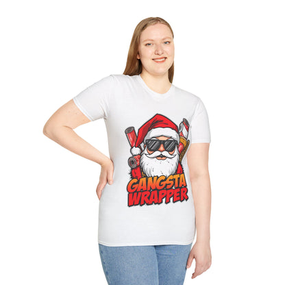 Gangsta Wrapper Christmas T-Shirt