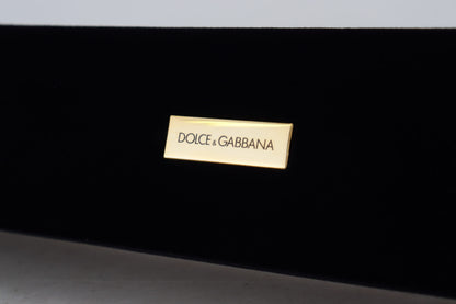 Boîte de rangement de bijoux en velours Dolce &amp; Gabbana