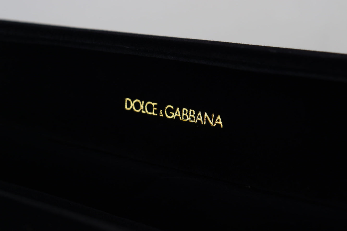 Boîte de rangement de bijoux en velours Dolce &amp; Gabbana