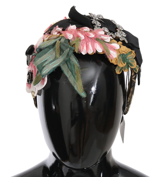 Dolce & gabbana crystal-embellished floral headband