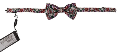 Accessoire nœud papillon en soie multicolore Dolce &amp; gabbana