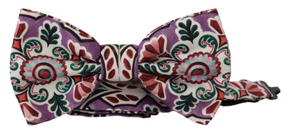 Accessoire nœud papillon en soie multicolore Dolce &amp; gabbana