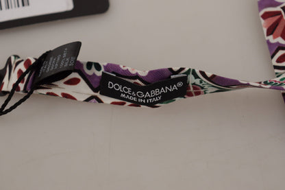 Accessoire nœud papillon en soie multicolore Dolce &amp; gabbana