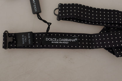 Dolce &amp; Gabbana nœud papillon en soie exquis à pois