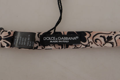 Nœud papillon en soie multicolore Dolce &amp; gabbana