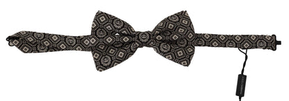 Noeud papillon en soie noire Dolce &amp; gabbana