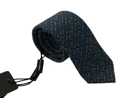 Dolce & Gabbana Elegant Silk Blue Bow Tie