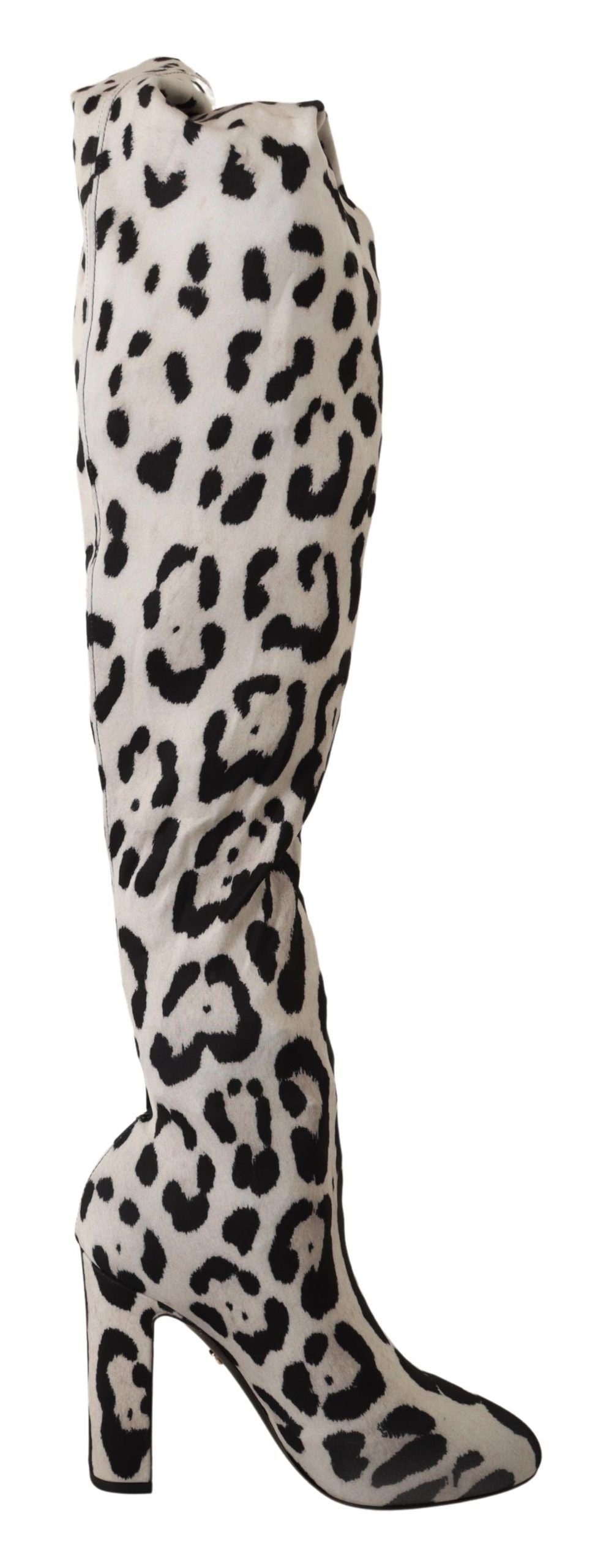 Dolce & gabbana leopard high-heel over-knee boots