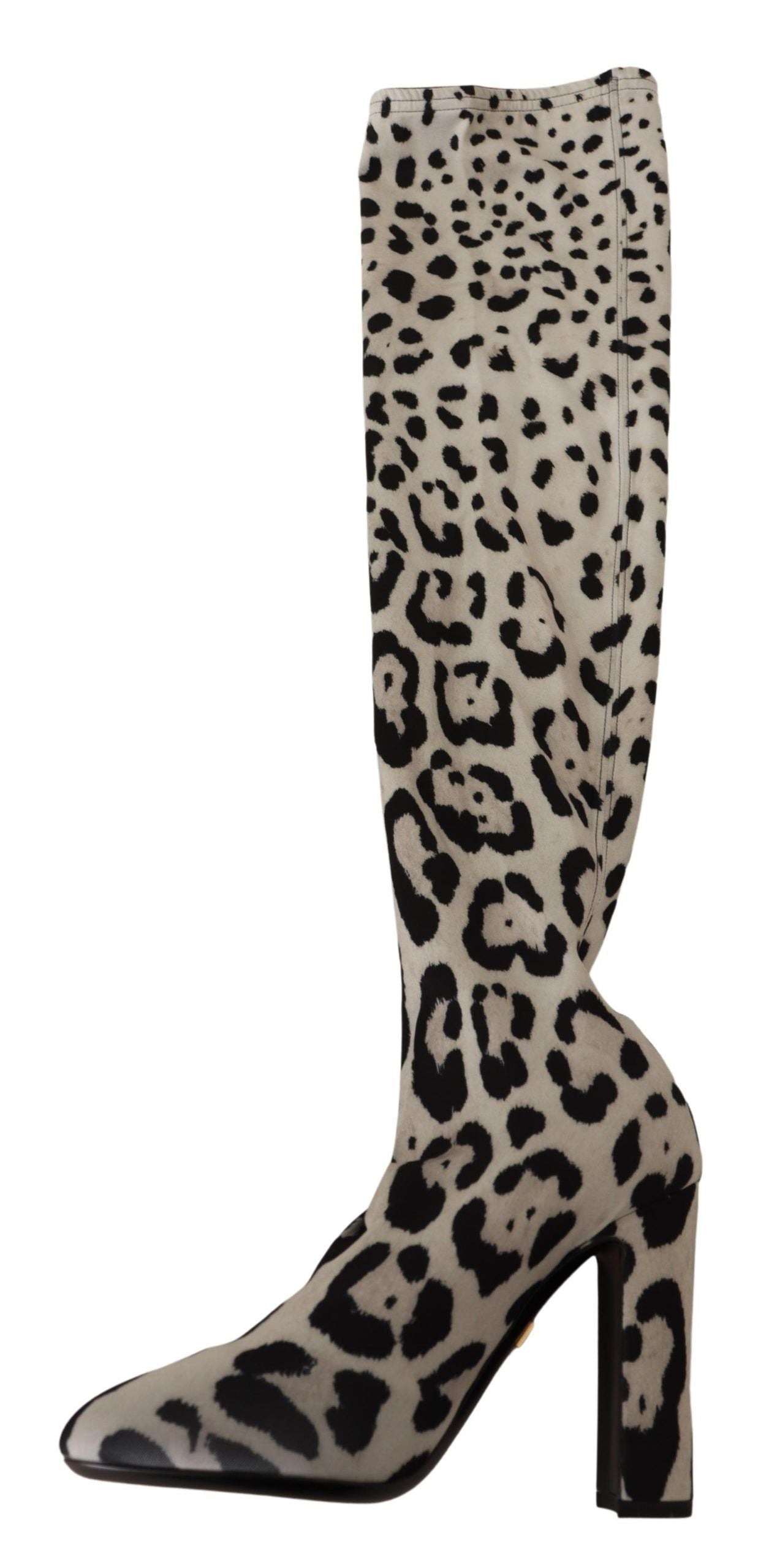 Dolce & gabbana leopard high-heel over-knee boots