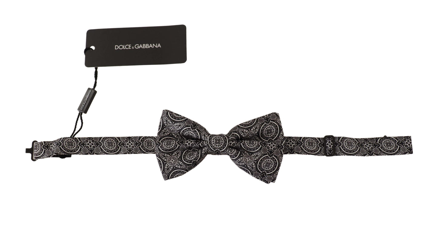 Noeud papillon en soie noire Dolce &amp; gabbana