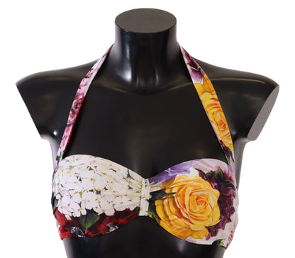 Dolce & gabbana floral print bikini top - summer essential