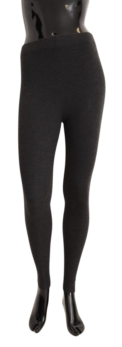 Dolce & gabbana gray cashmere tights – luxe comfort