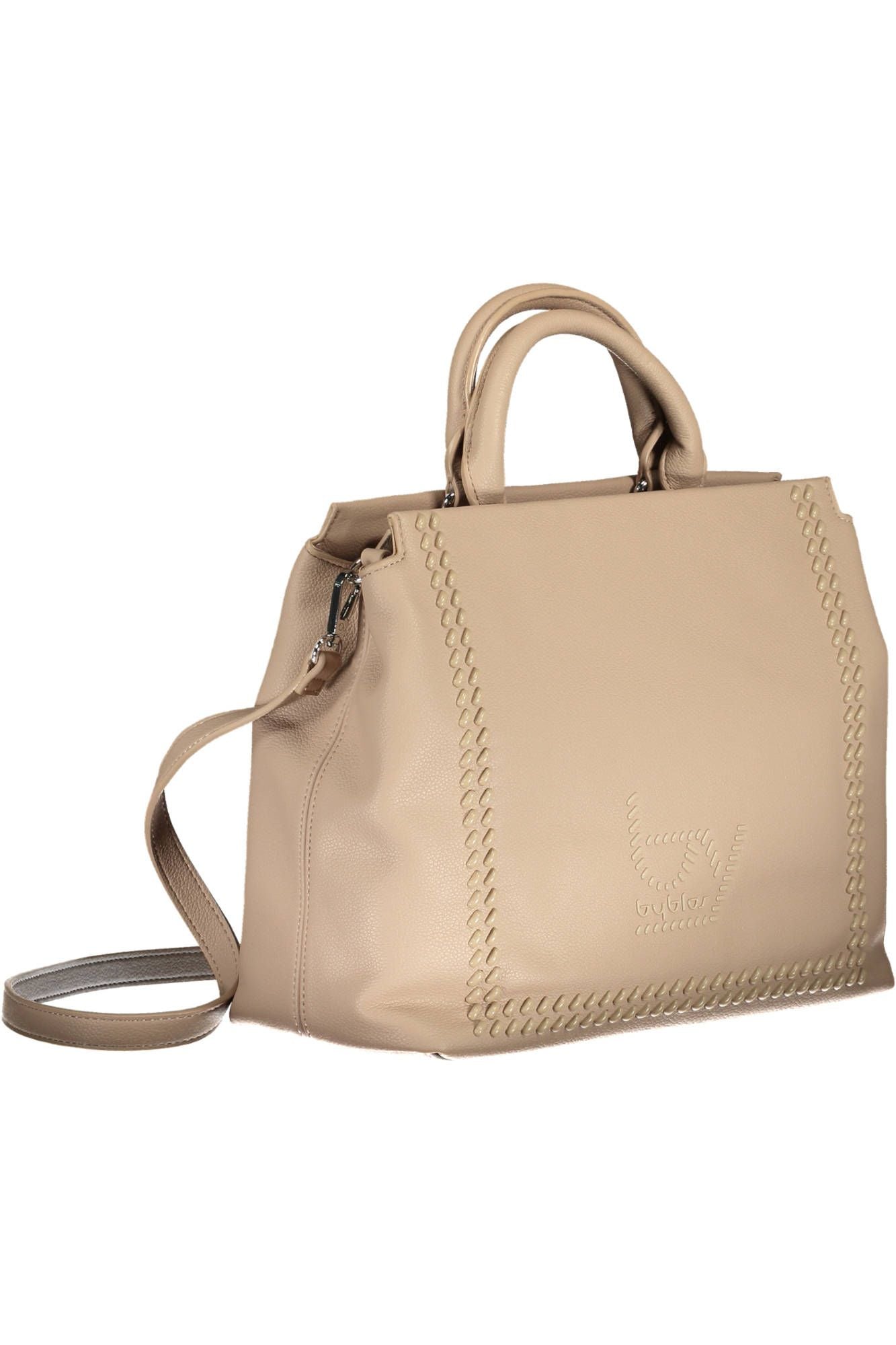 BYBLOS Beige Elegance Dual Compartment Handbag