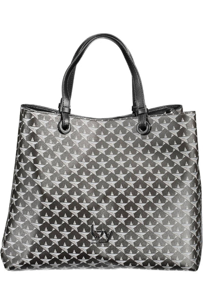 Byblos black two-handle bag with contrasting details