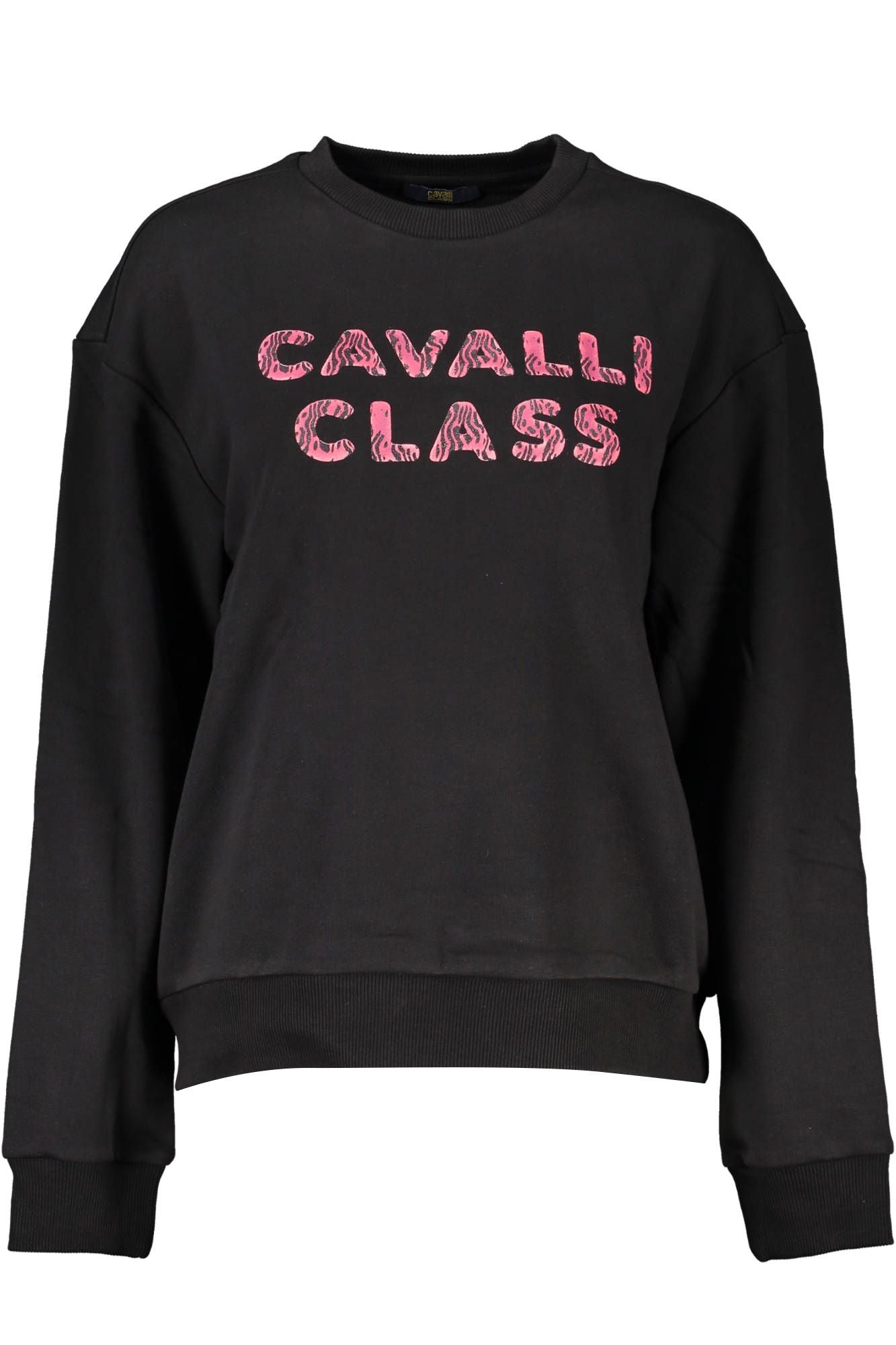 Cavalli class brushed sweatshirt with print