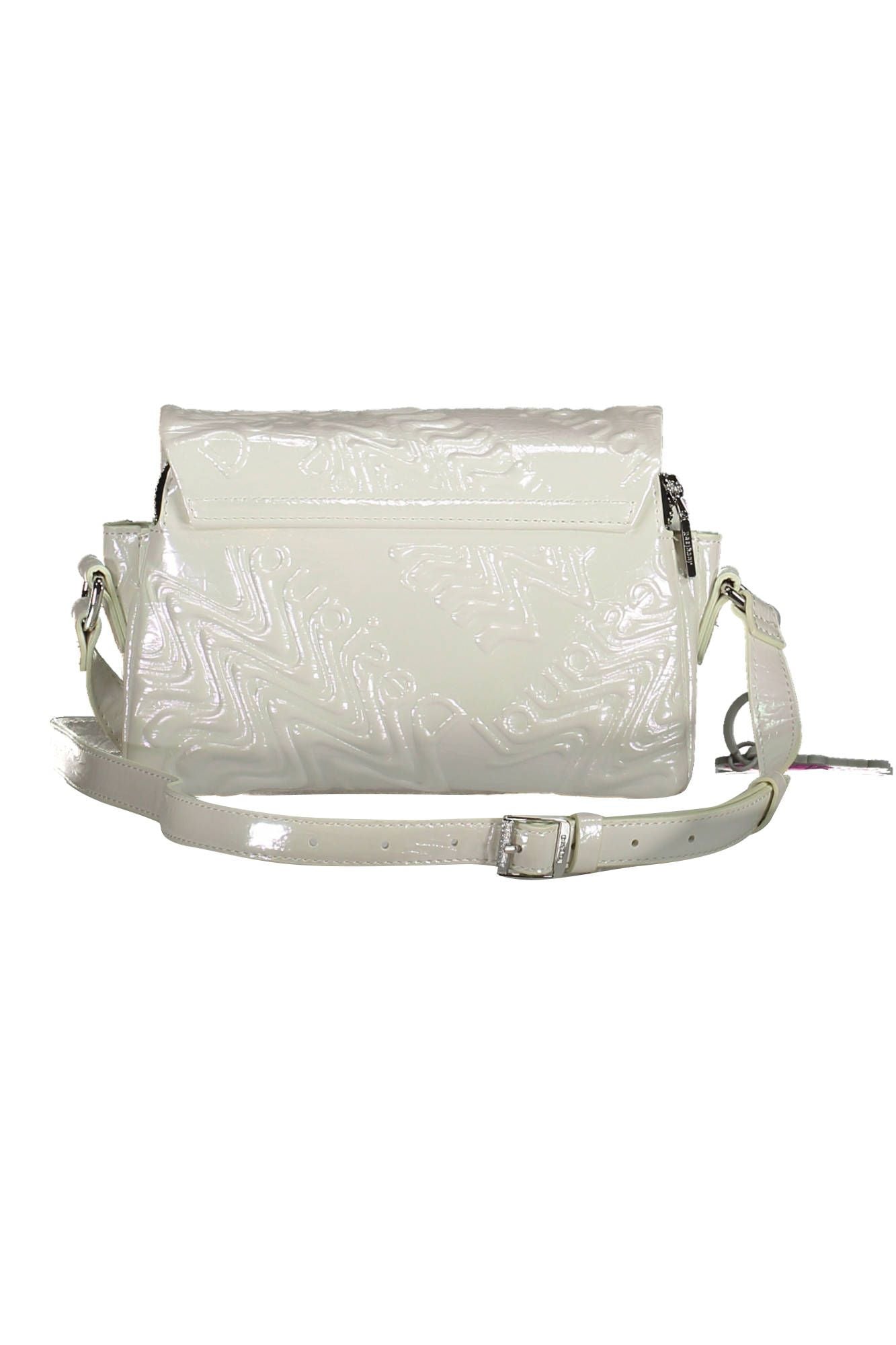 Desigual - Sac porté épaule réglable irisé - Blanc