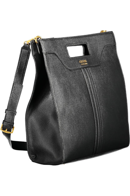 Guess jeans black handbag with contrasting details