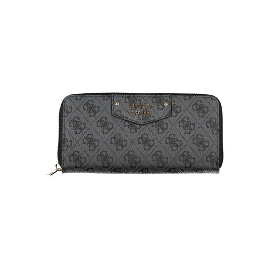 Guess jeans gray eco wallet with contrasting details