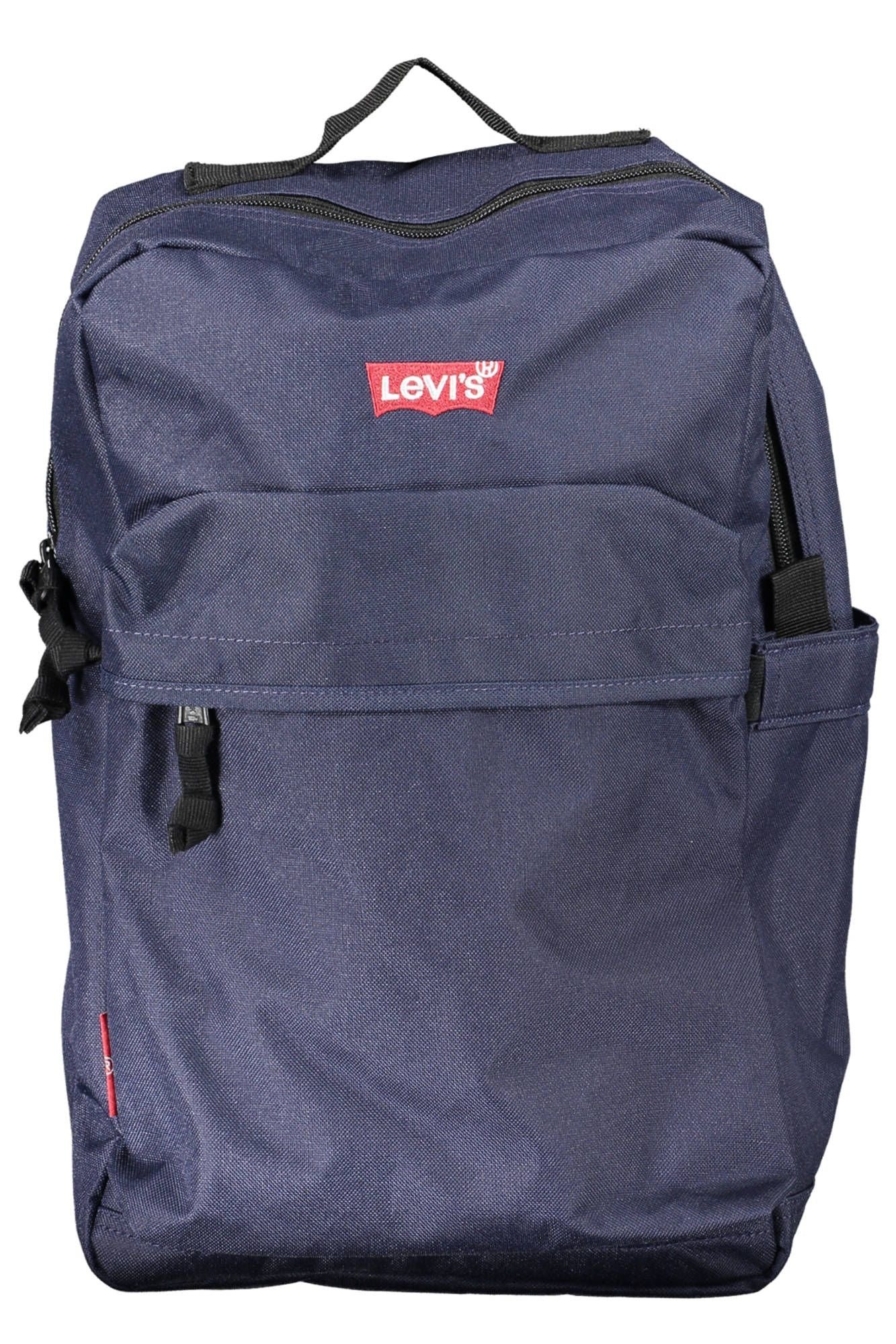 Levi's blue urban backpack with embroidered logo