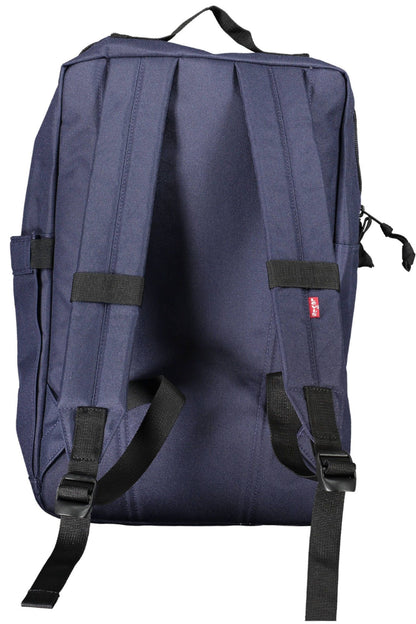 Levi's blue urban backpack with embroidered logo