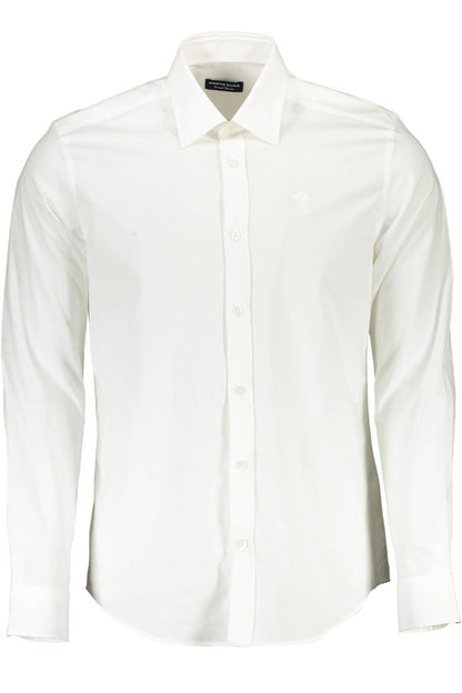 North sails white stretch cotton shirt