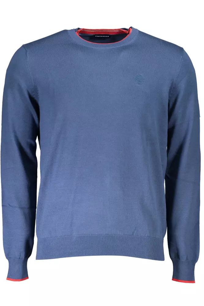 North sails nautical long sleeve sweater in blue