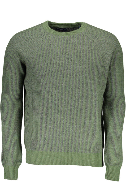 North Sails Eco-Conscious Wool-Blend Green Sweater