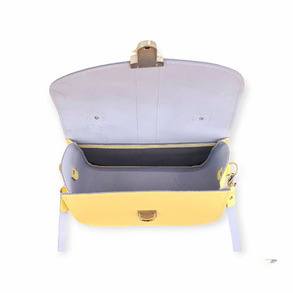 Olympia Handmade Leather Bag - Primrose Yellow