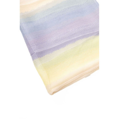 Trussardi multicolor silk scarf