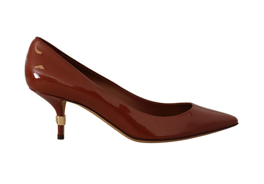 Dolce & gabbana patent leather heels pumps