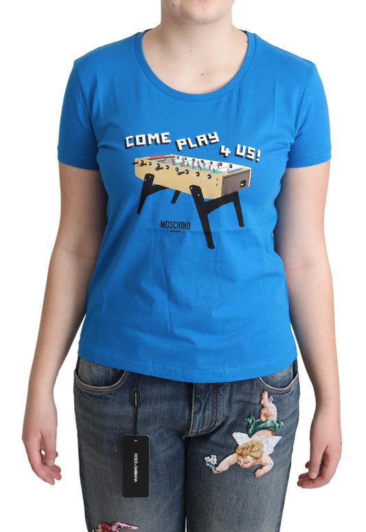 T-shirt chic en coton Moschino avec imprimé unique