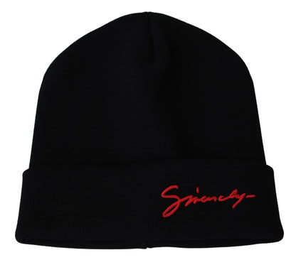 Givenchy unisex wool beanie with signature accents