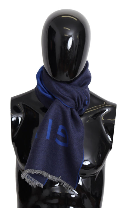 Givenchy unisex wool silk blend scarf