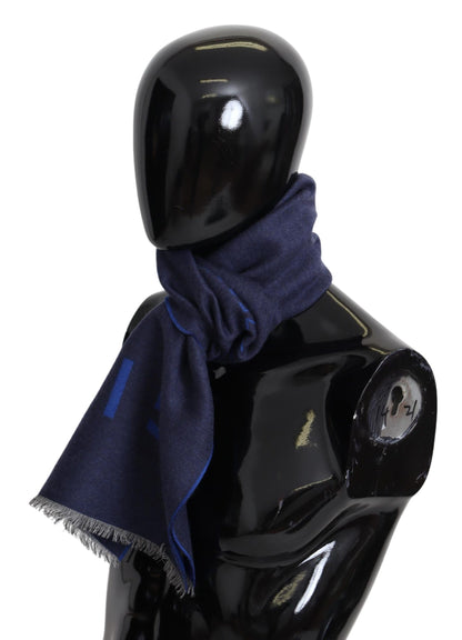 Givenchy unisex wool silk blend scarf